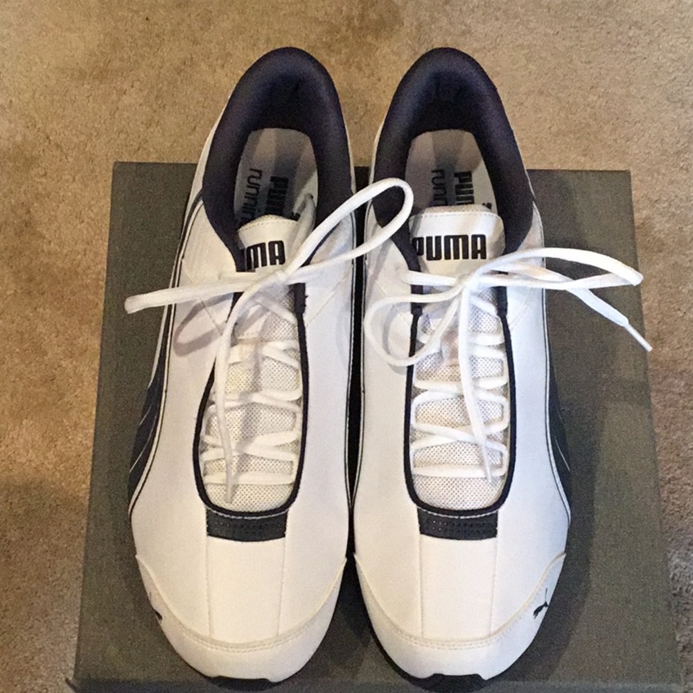 Puma White Running Shoes